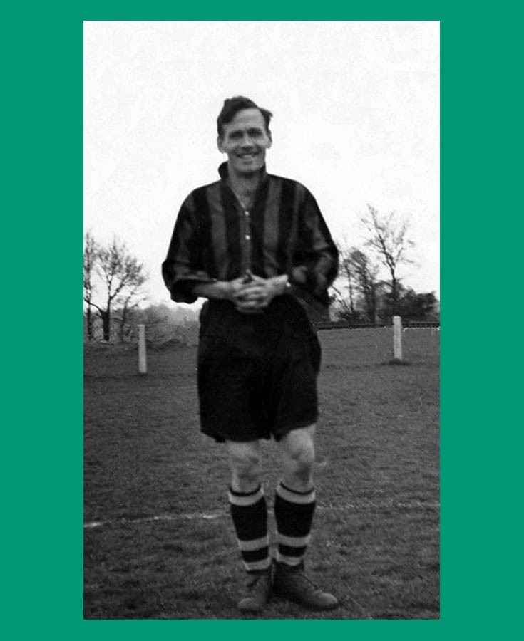 Banstead Athletic footballer... but who is he?.