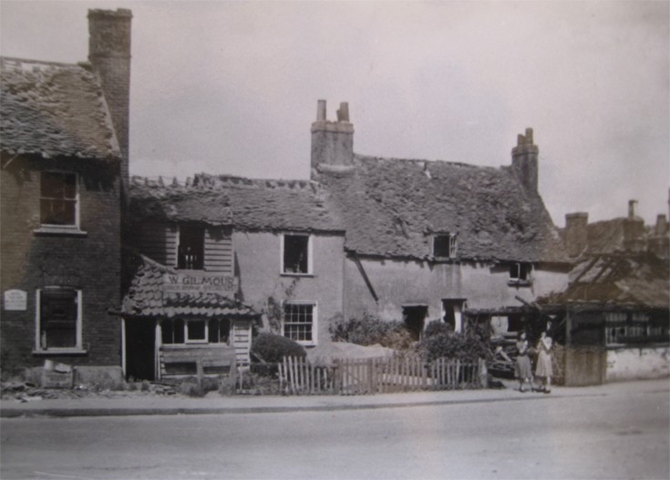 Flying bomb damage 1944
