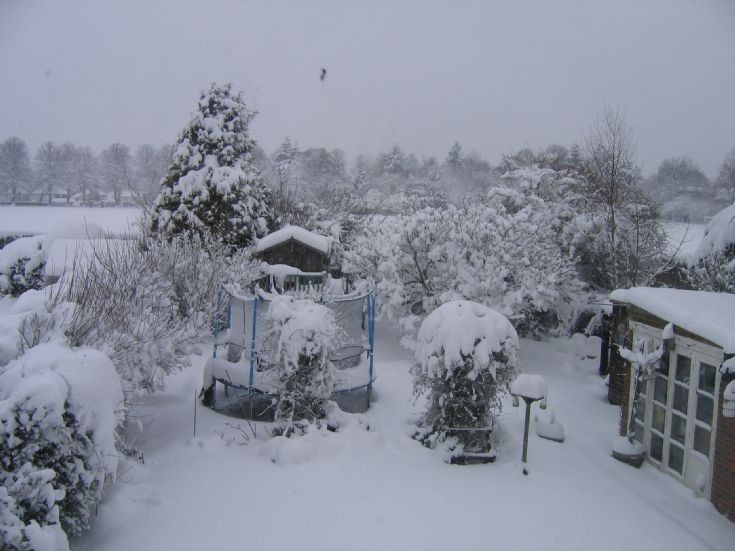Tattenham Way snowfall
