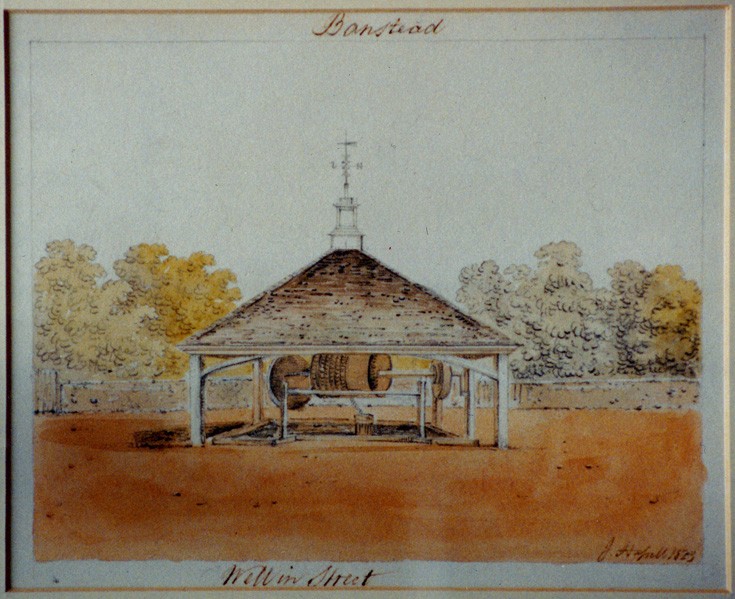 The Banstead Well from a picture dated 1823