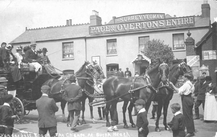 Vanderbilt coach outside the Surrey Yeoman
