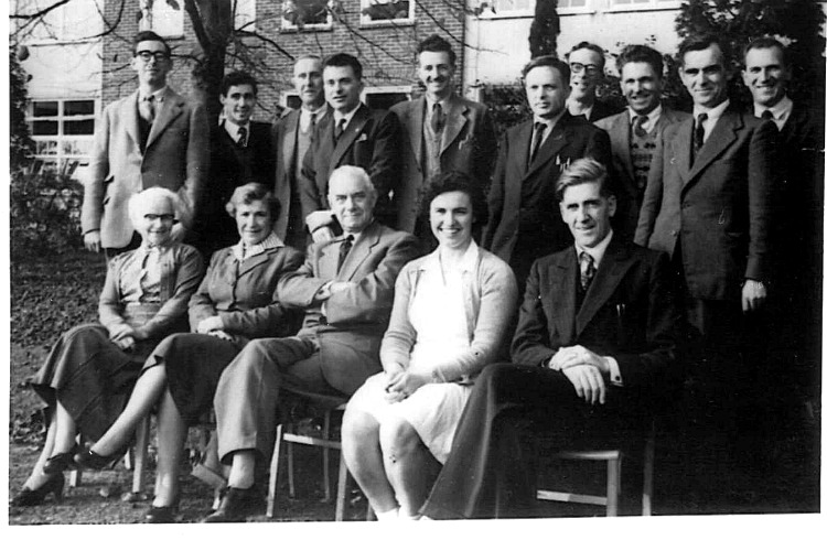 Teachers at BCSBS, Picquets Way - late 1950s
