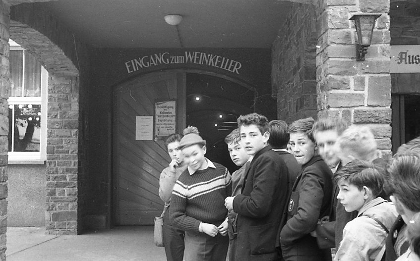 Queueing for the wine - or so they thought...