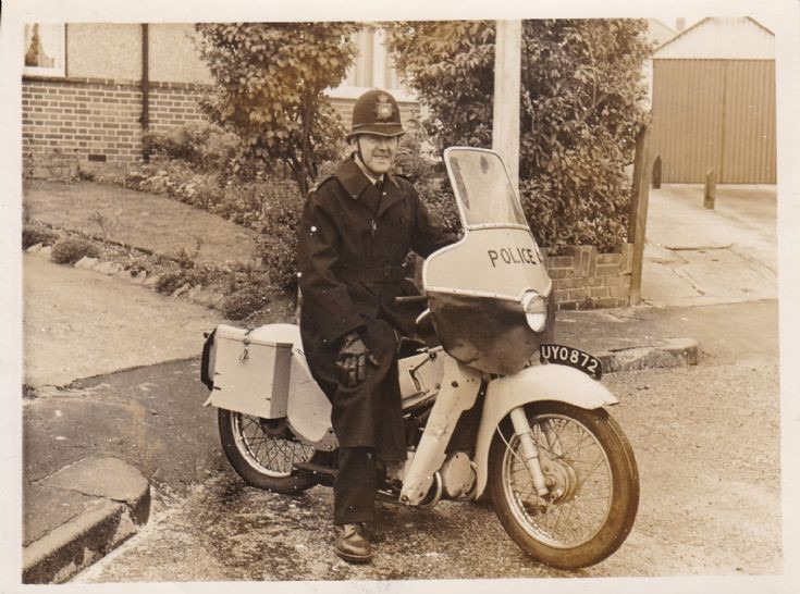 PC Charles Burgess at The Oval in Banstead