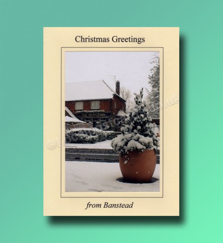 The Woolpack - Banstead Christmas card
