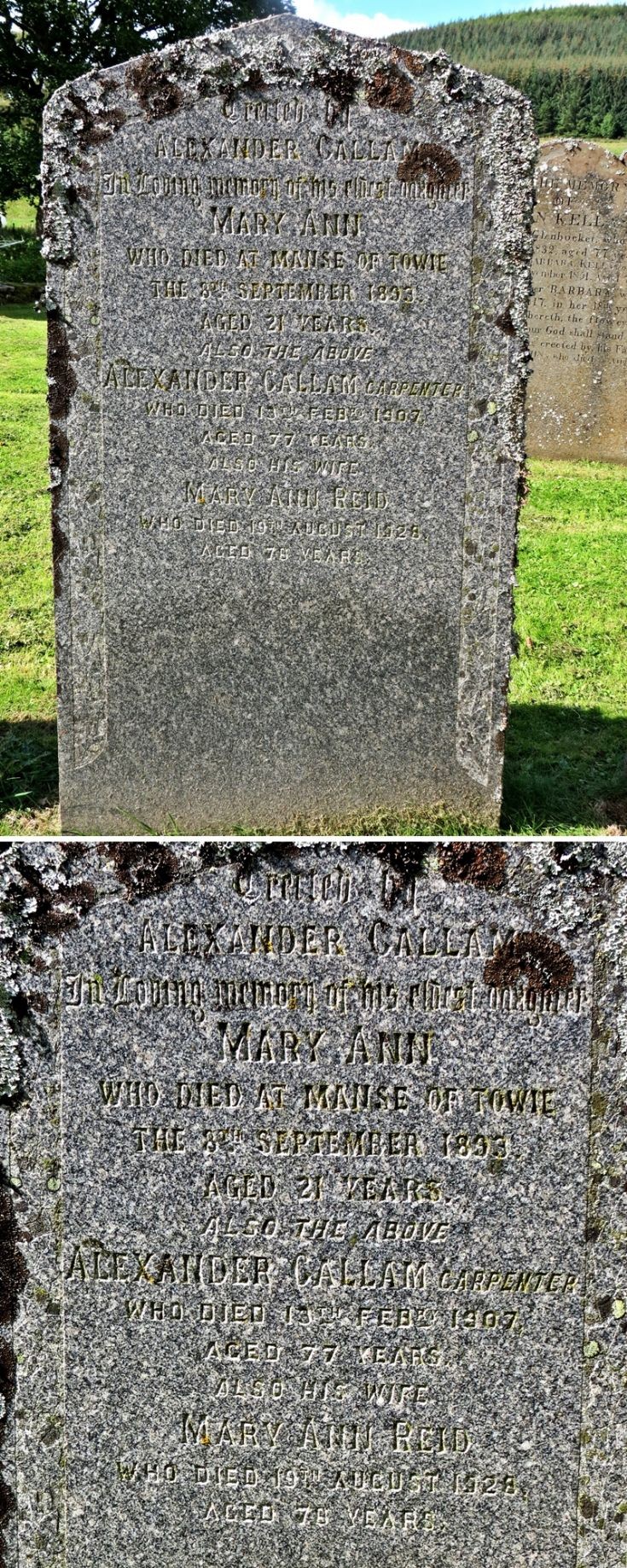 76 Grave No 102 Mary Ann Callam