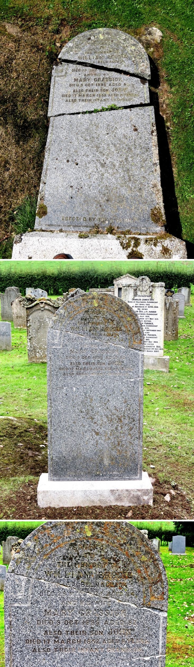 Glenbuchat Heritage 81 Grave No 111 William Brodie