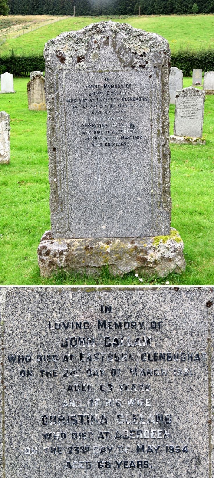 83 Grave No 117 John Callam
