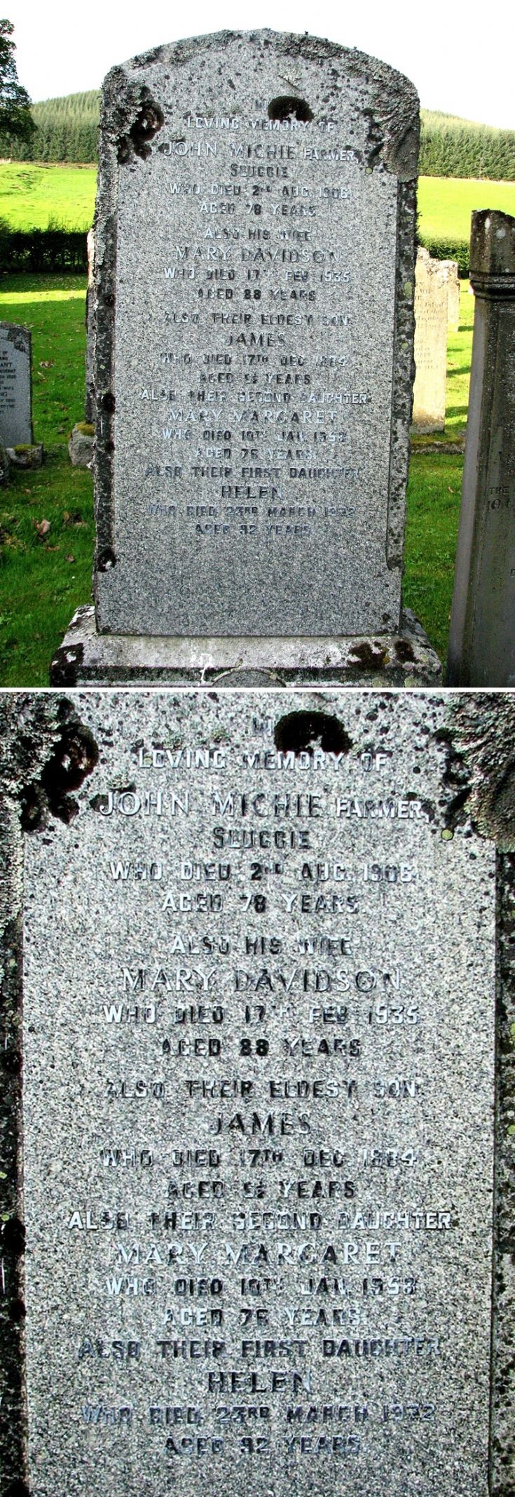 86 Grave No 122 John Michie