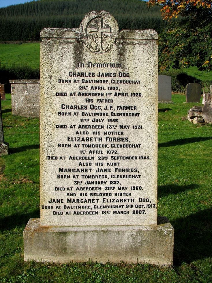 87 Grave No 123 Charles Ogg