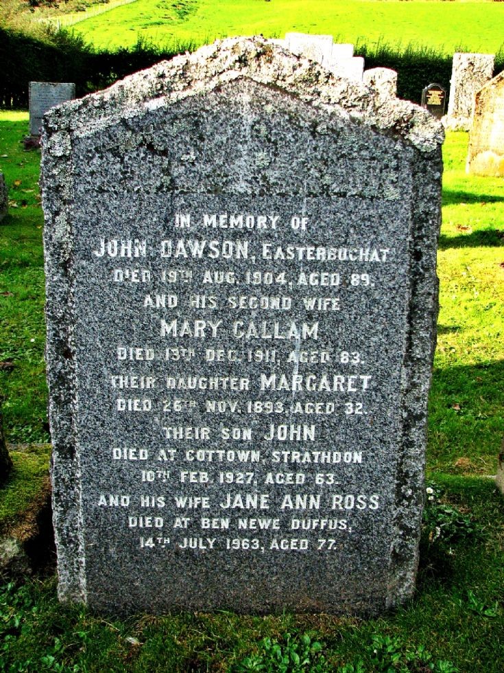 93 Grave No 129 John Dawson