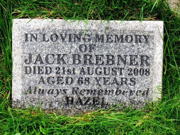 104 Grave No 141 Jack Brebner
