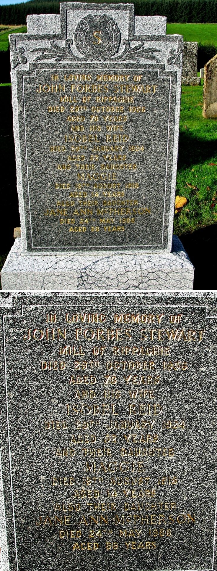 106 Grave No 143 John Forbes Stewart