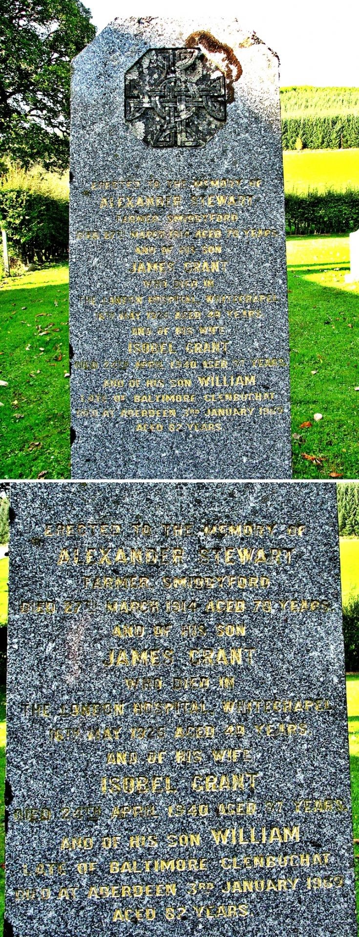 107 Grave No 144 Alexander Stewart