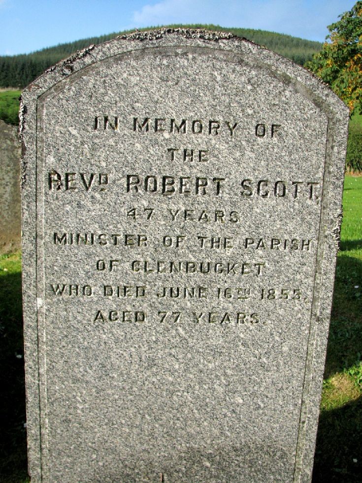 116 Grave No 153 Rev Robert Scott