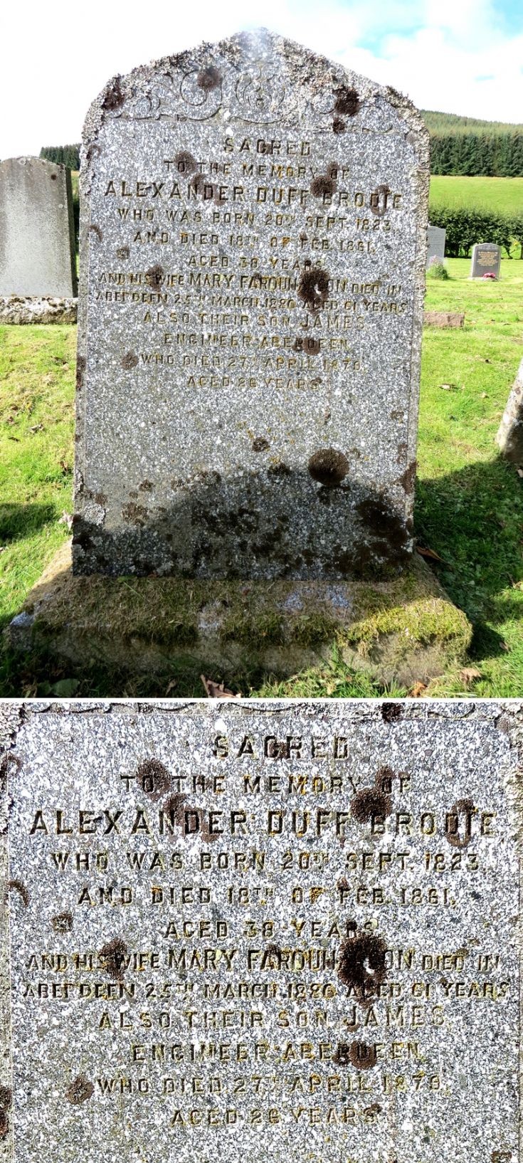 119 Grave No 156 Alexander Duff Brodie