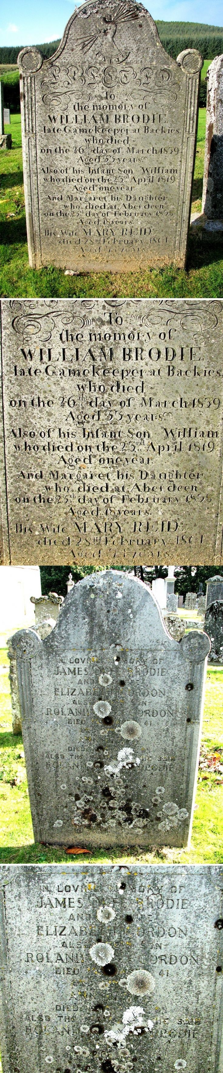 120 Grave No 157 William D Brodie James D Brodie
