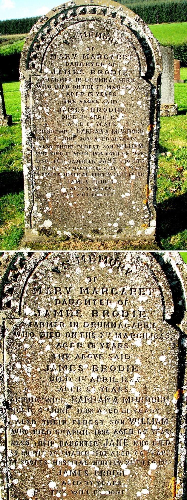 121 Grave No 158 Mary Margaret Brodie