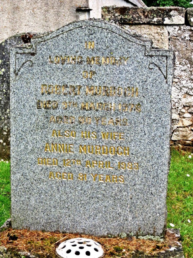128 Grave No 165 Robert Murdoch