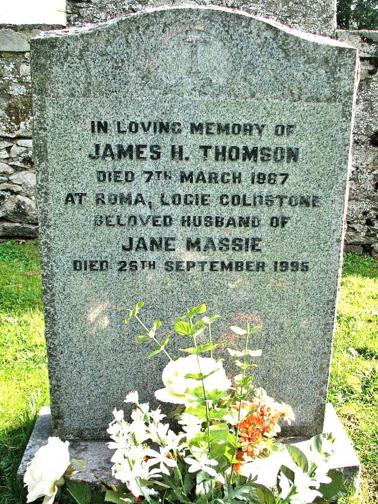 129 Grave No 166 James Thomson