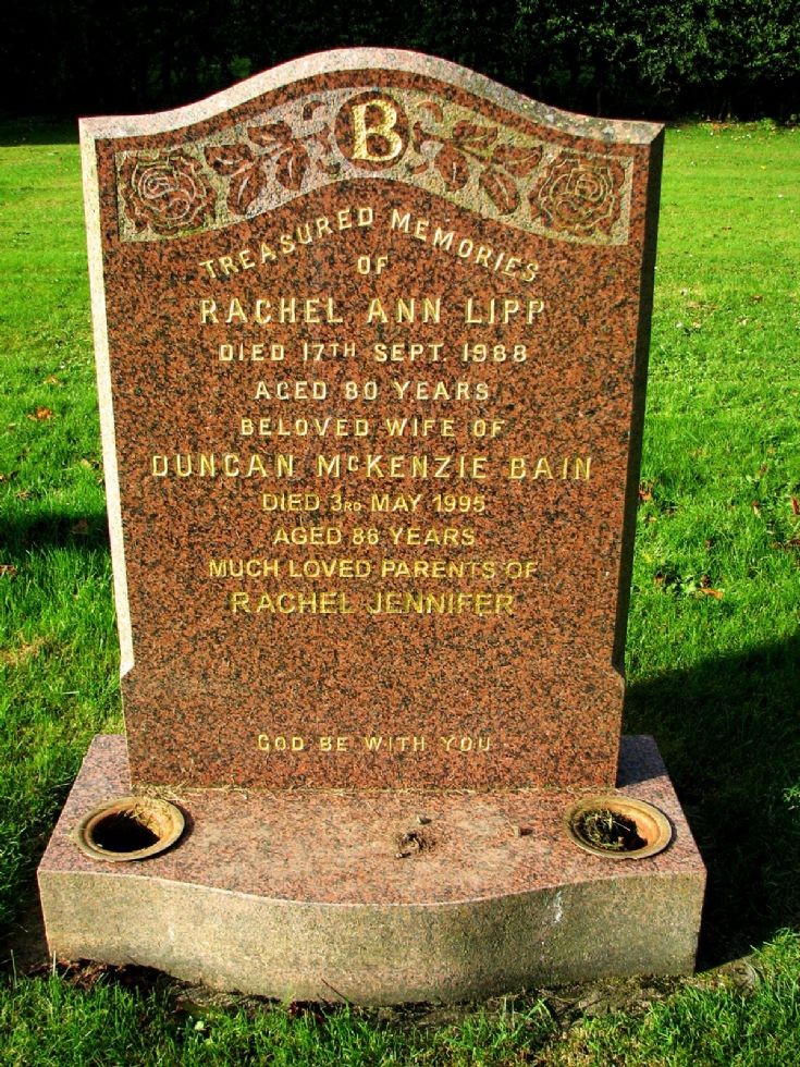 147 Grave No 187 Rachel Lipp