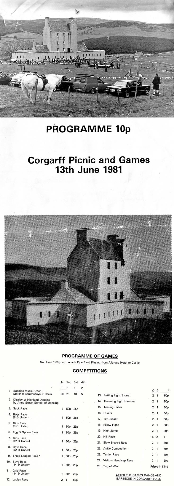 196 Corgarff Games 1981
