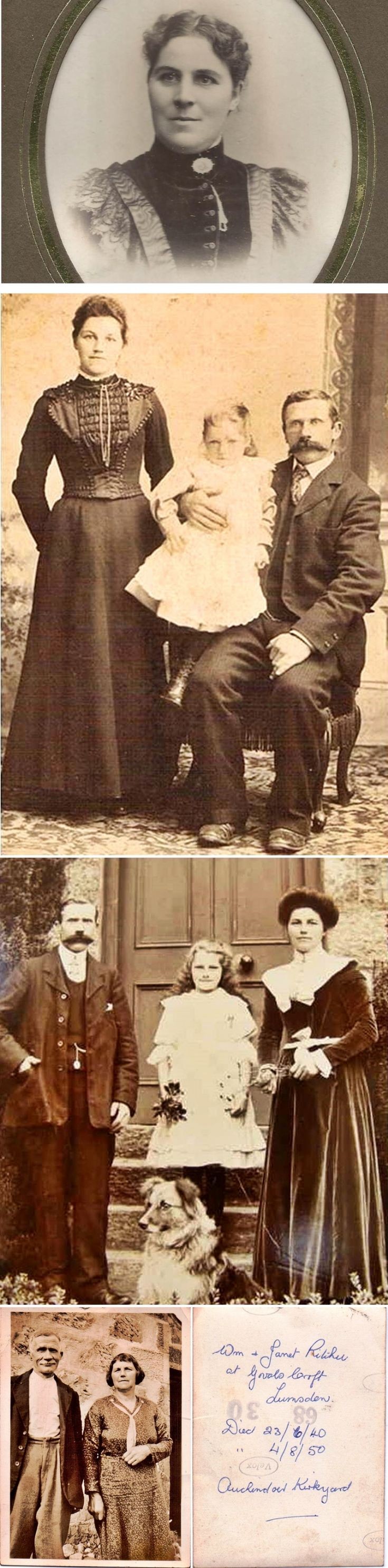 4 Pictures of Jane Ritchie nee Henderson,