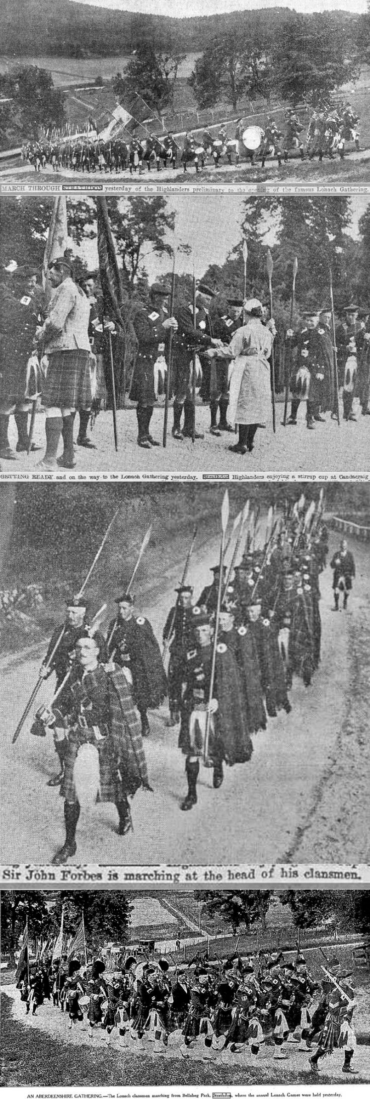 23 Lonach Marchers 1930 - 1934