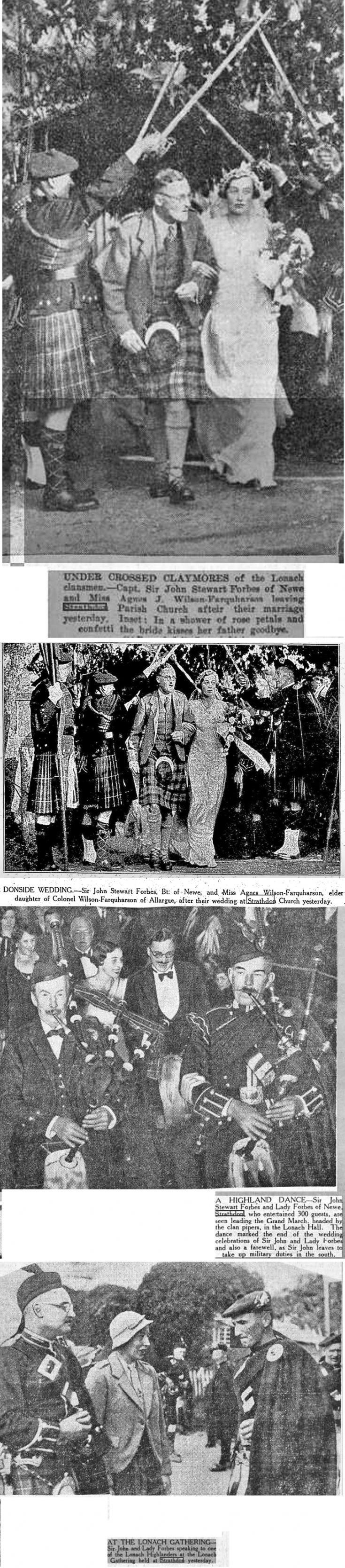 24 Wedding of Sir John Forbes 1933