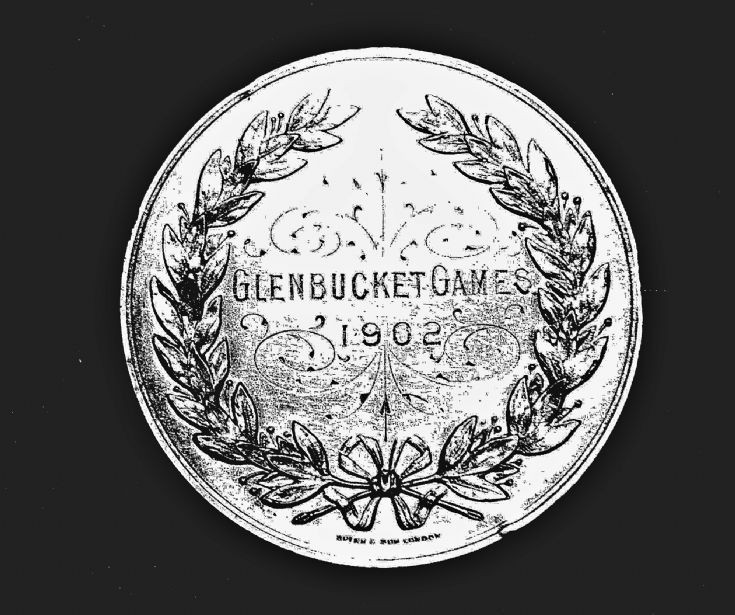 141 Glenbuckat Games Medal 1902