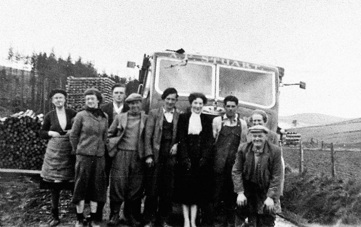 60 Group with Timber Lorry Glenbuchat