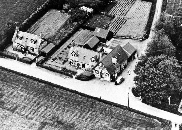70 Ariel view of shop at Craigton Glenbuchat