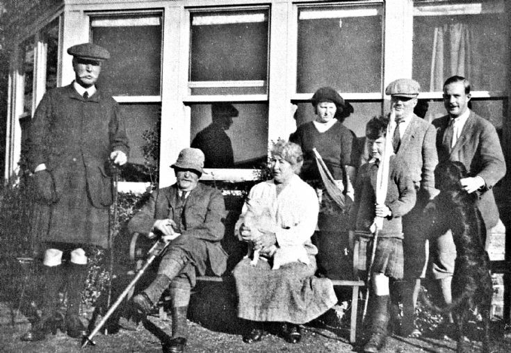 75 Barclay-Milne family at Logie House, Pitcaple