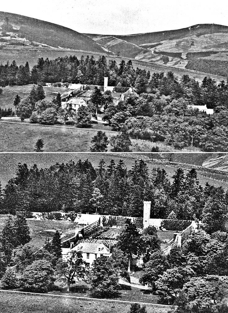 98 Auchernach House and Garden. Aerial view