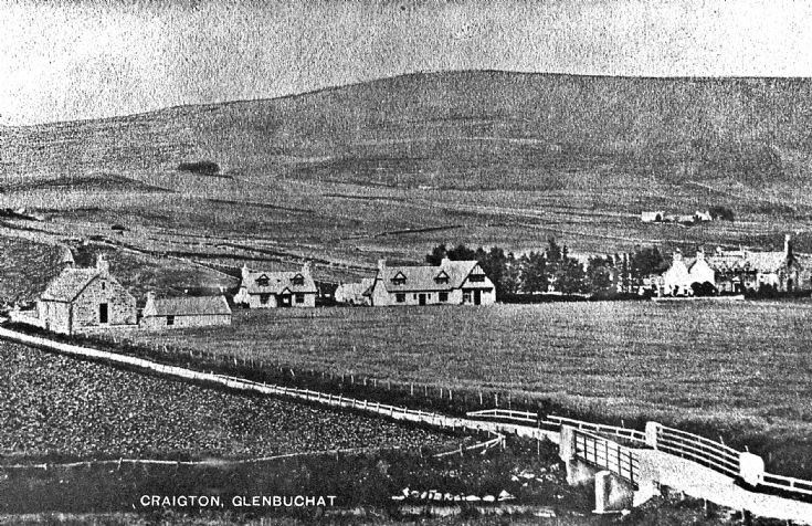 114 Craigton Glenbuchat post Card