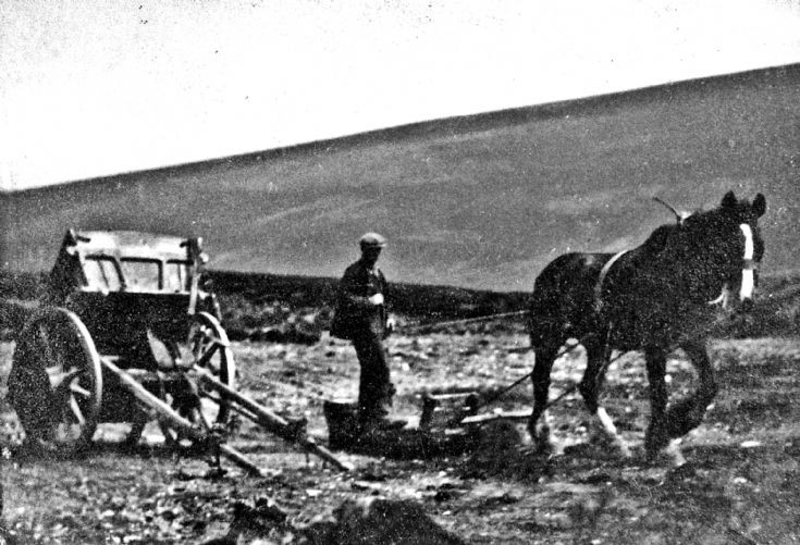 243 Jock Davidson Collecting Peat Glenbuchat