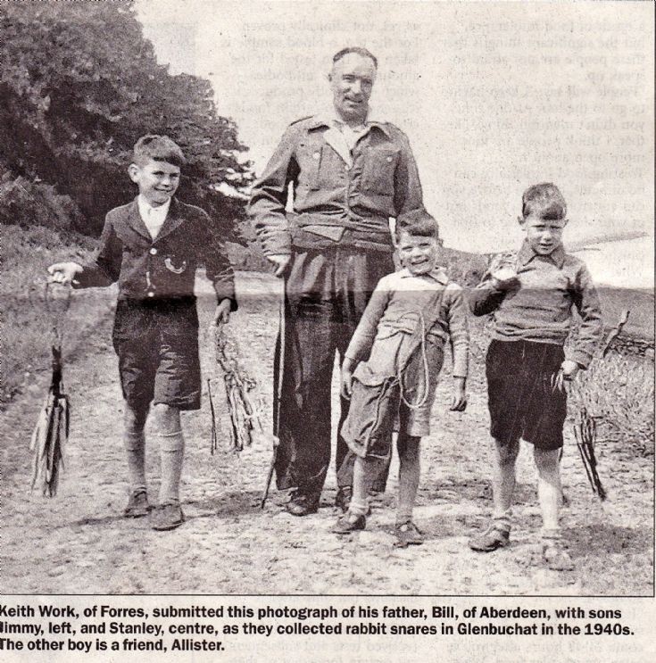 263 Holidaymakers Glenbuchat 1940's