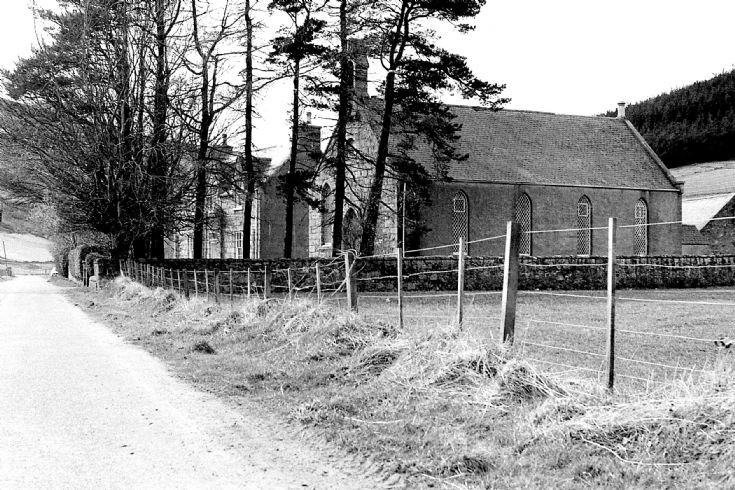 39 free Church and manse Glenbuchat c 1980