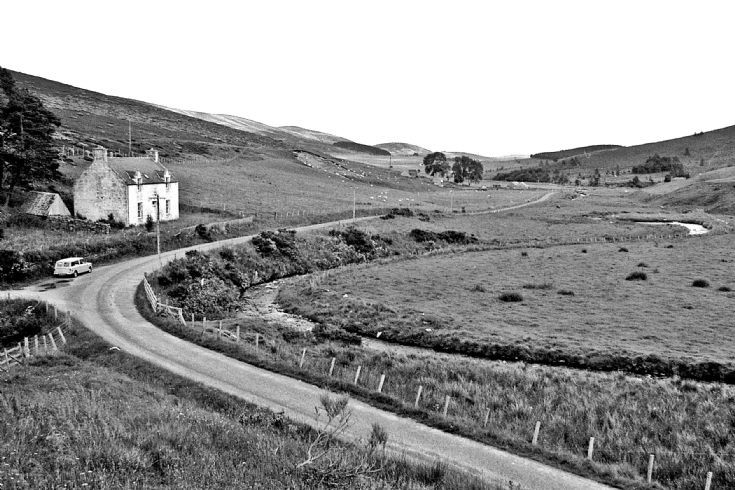 43 Dulax Cottage and upper Glenbuchat c 1980