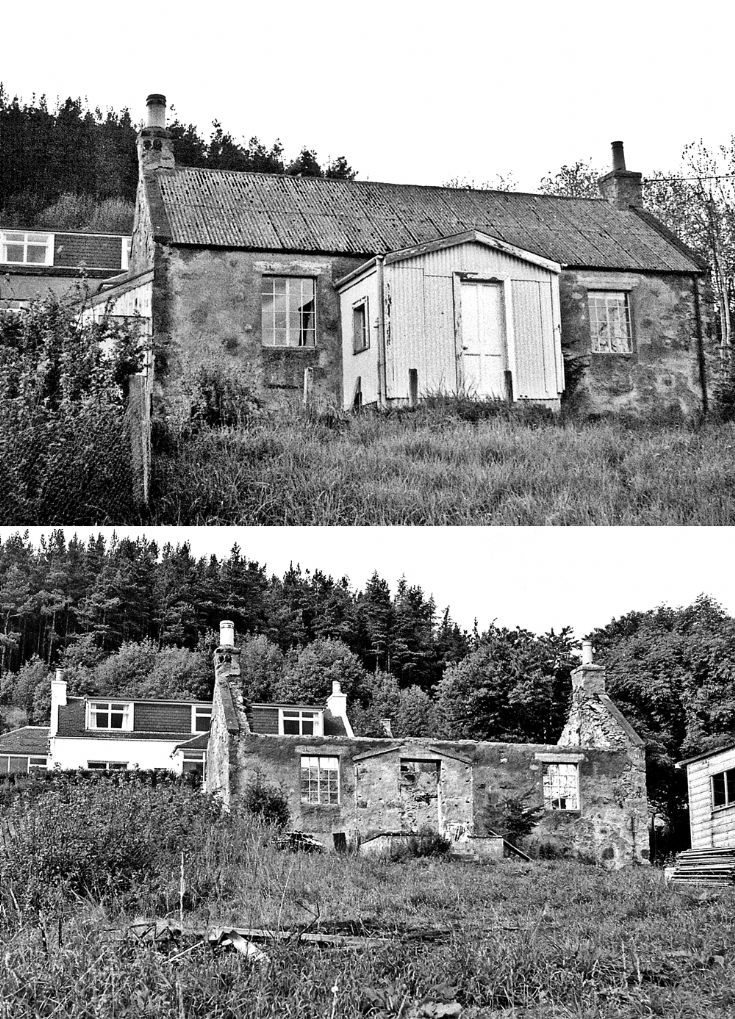 53 Weavers Cottage Belnacraig reconscruction c1980