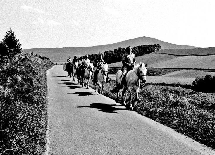 59 Riding in Glenbuchat c 1980