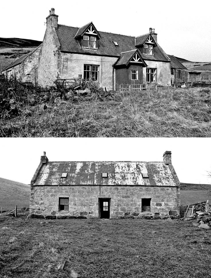 81 Belnaglack Farm House and cottage c 1980