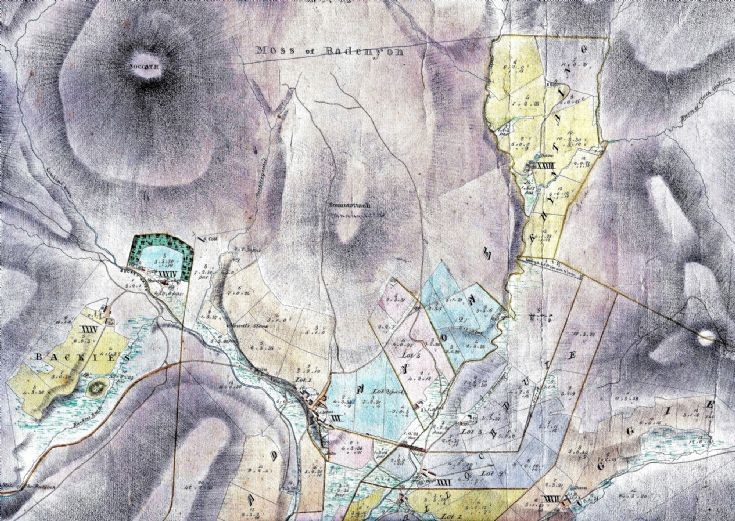 4. Sect 1. Badenyon Area Estate map 1864