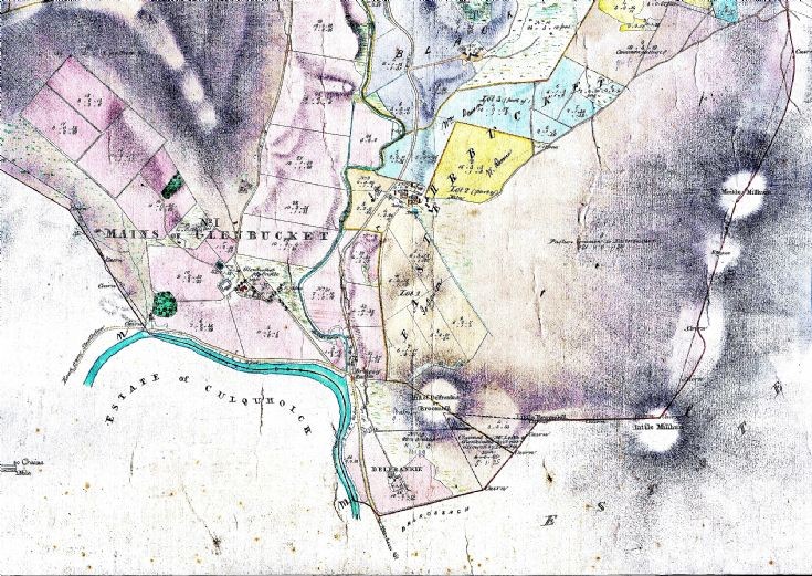 18 Sect 8 Mains, Castle and Easterbucket 1864 Map