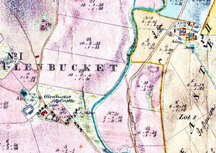 19 Sect 8b Castle and Easterbucket 1864 Map