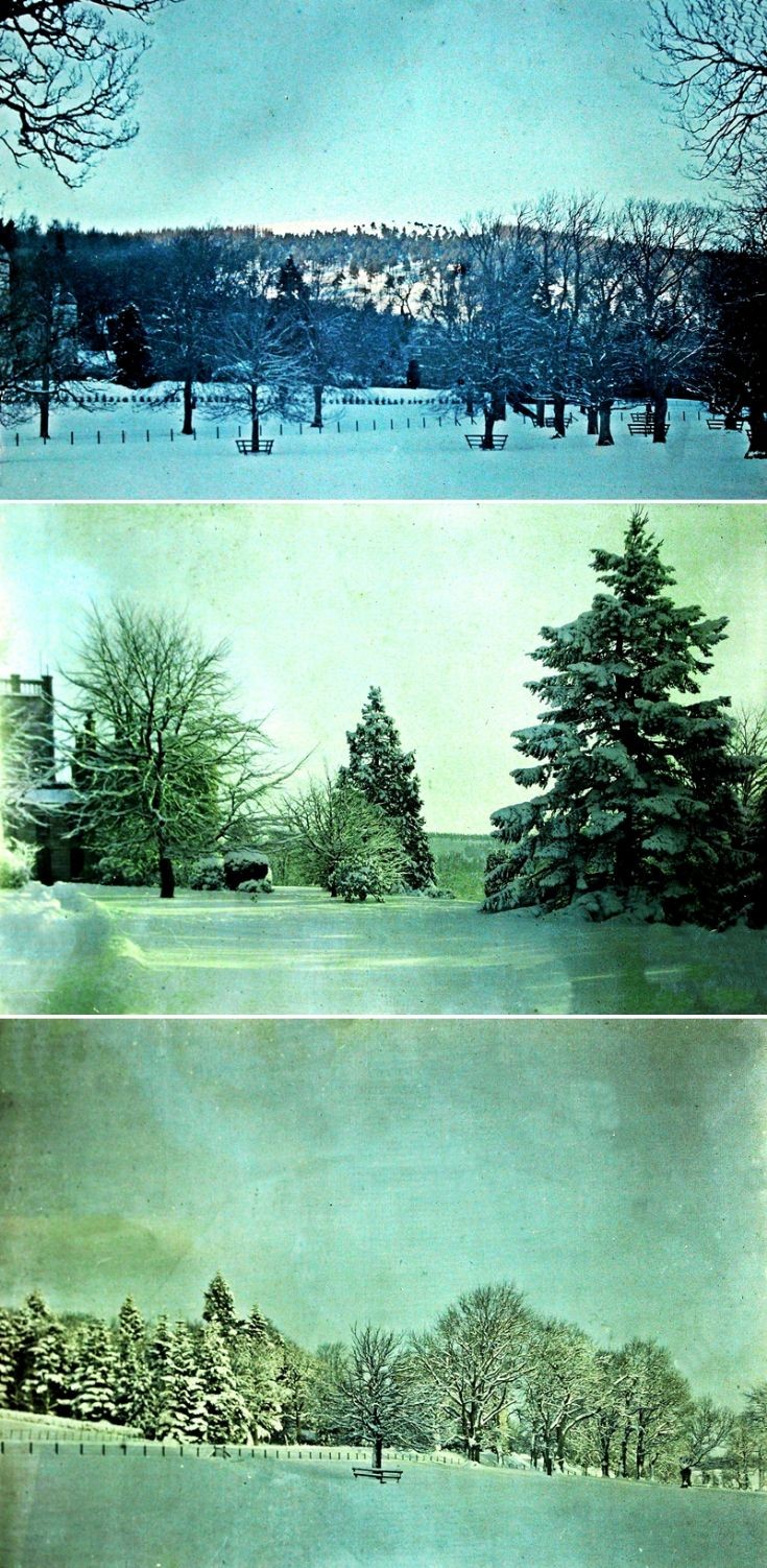 9 Castle Newe in the snow c 1910