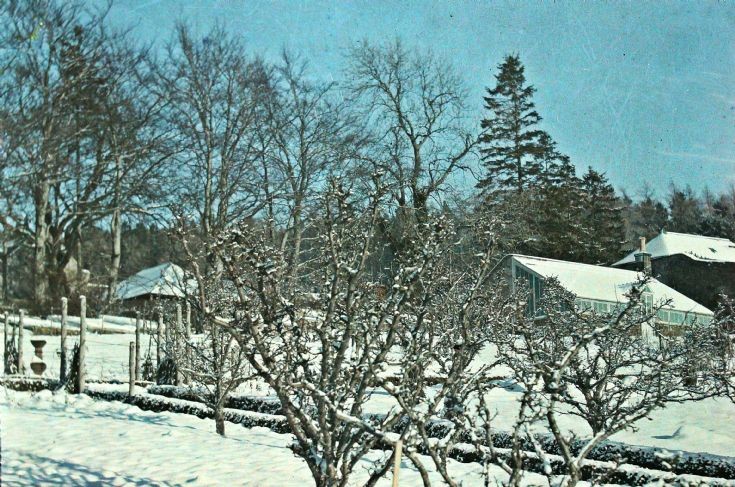 10 Castle Newe gardens in the snow c 1910