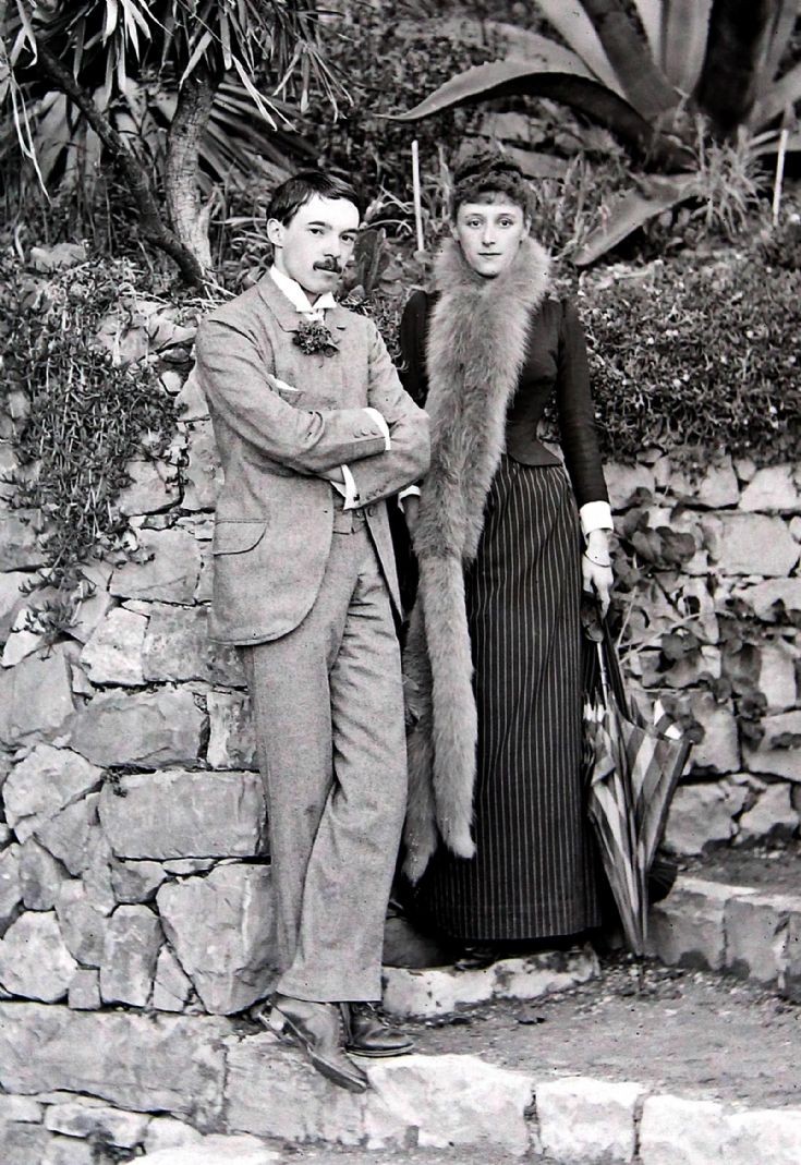 69 Sir Charles and Lady Forbes on honeymoon 1888