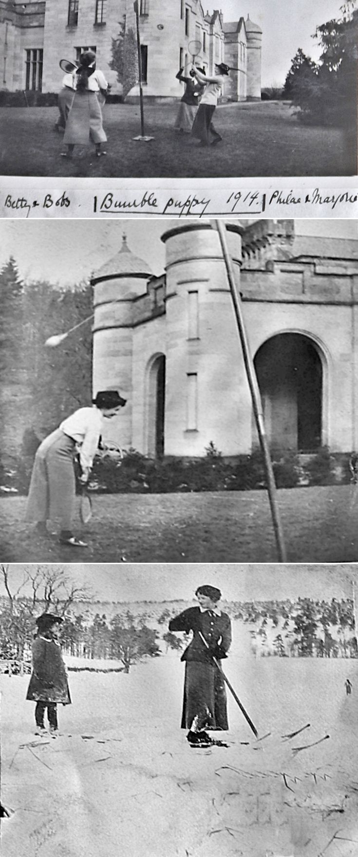 9 Activities at Castle newe c 1910