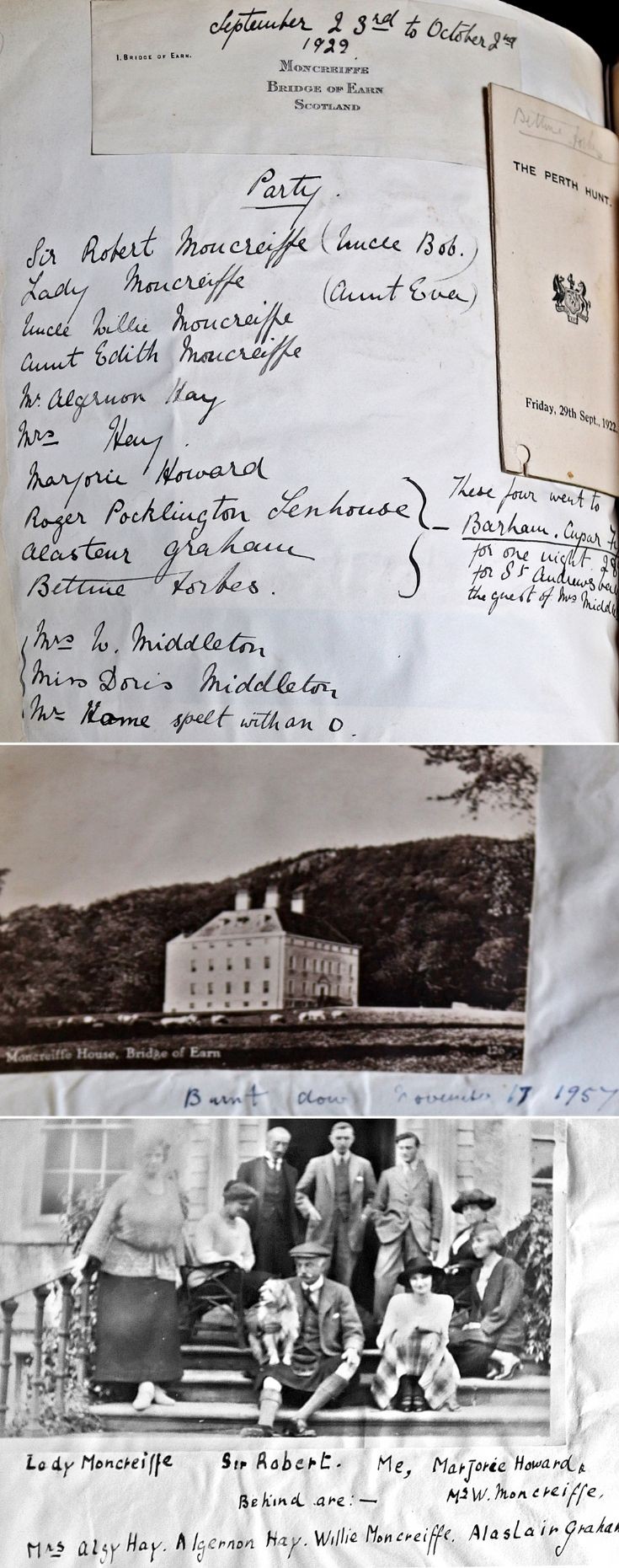 20 Bettine at Party at Moncrieffe House 1922